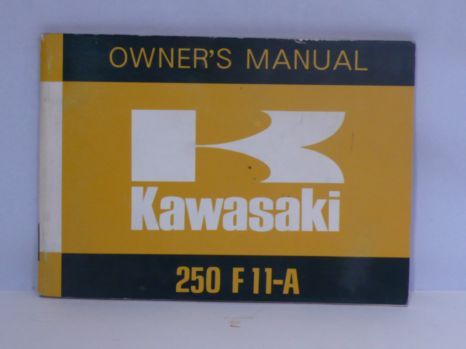 OWNERS MANUAL F11-A 250